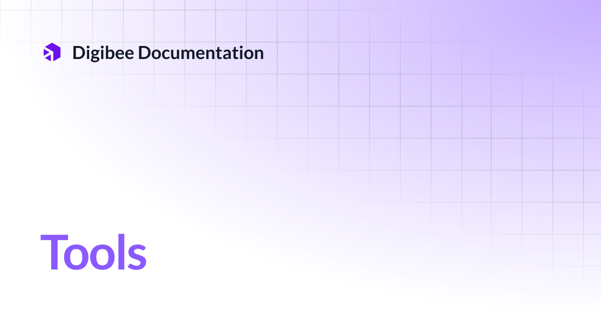 Tools | Conectores & Triggers | Digibee Documentation