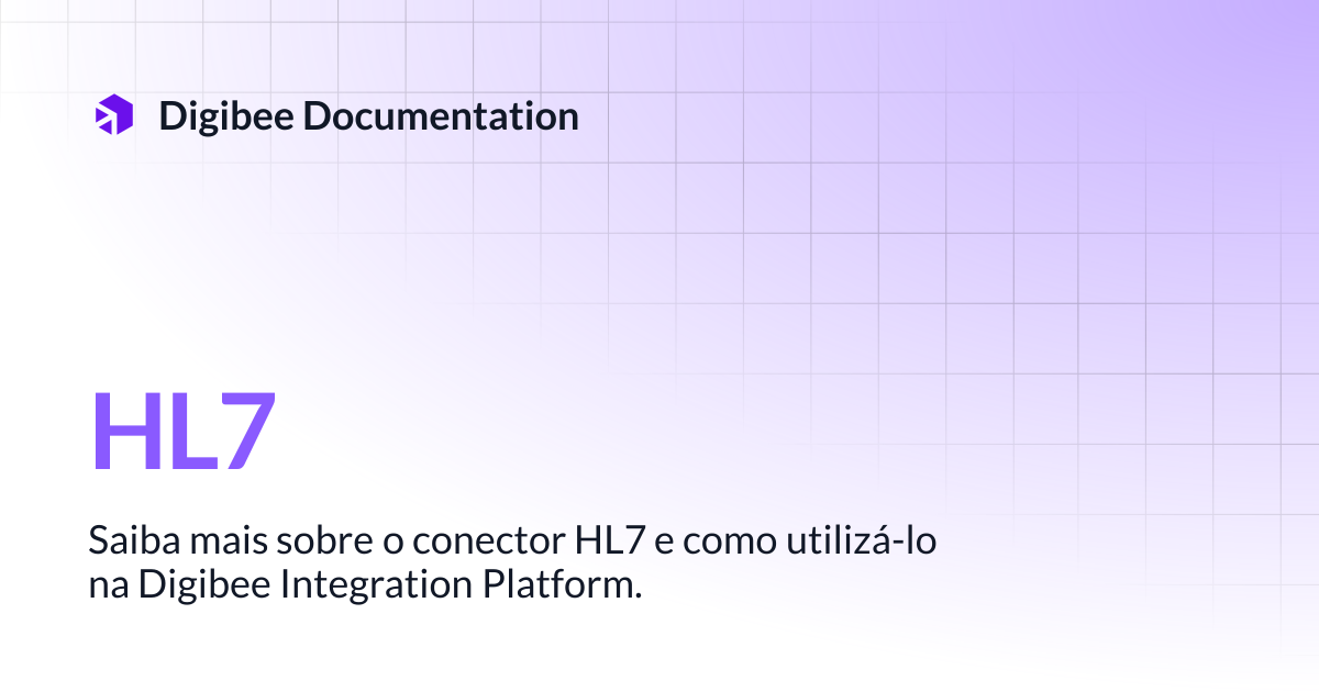 HL7 | Conectores & Triggers | Digibee Documentation