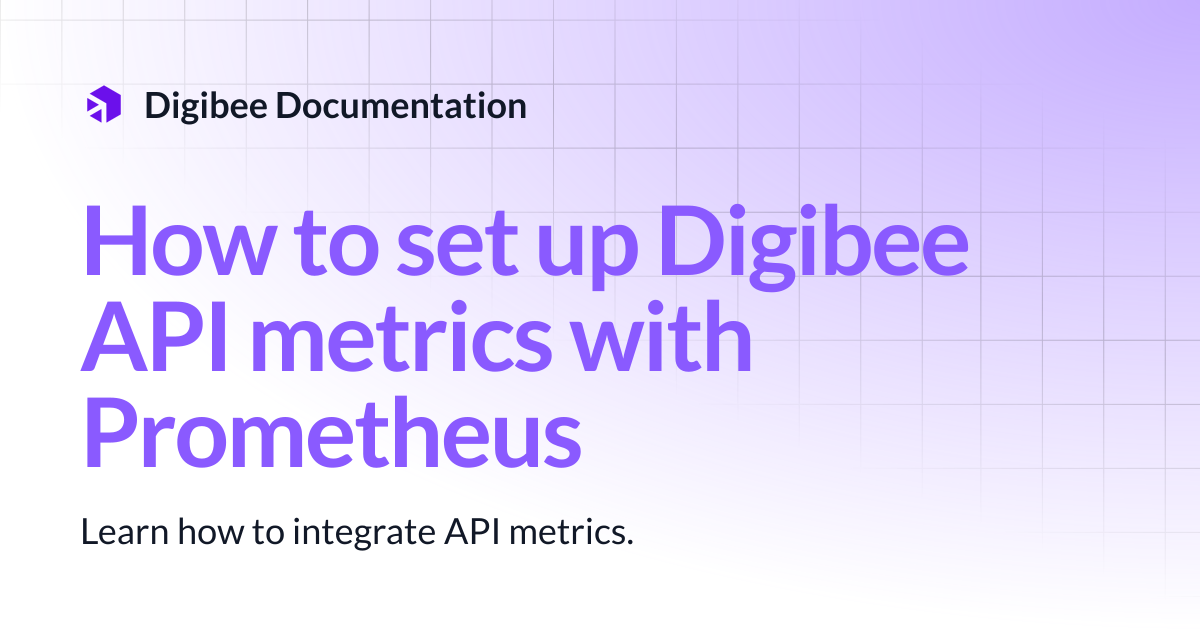 How to set up Digibee API metrics with Prometheus | Developer Guide ...