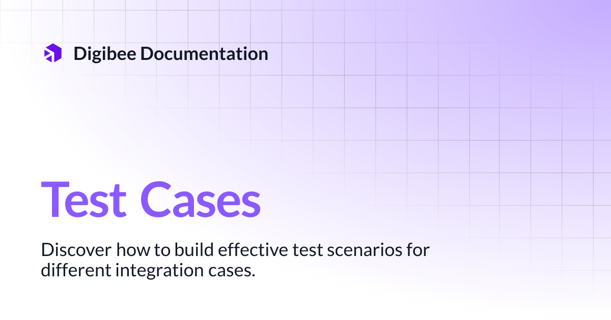 Test Cases | Developer Guide | Digibee Documentation