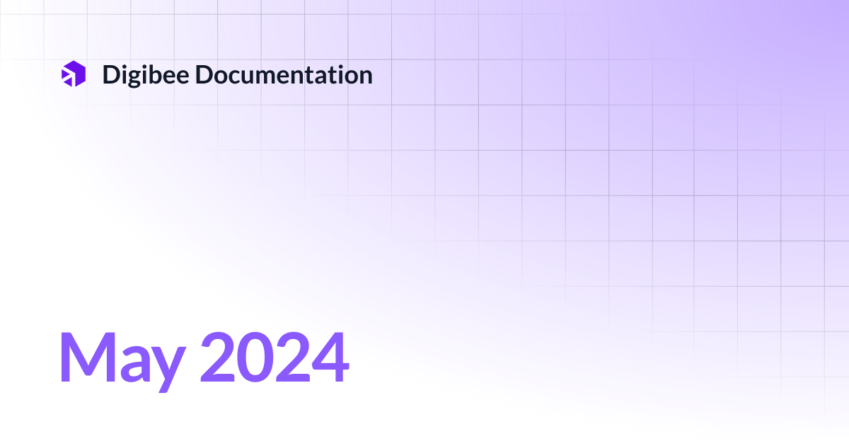 May 2024 | Release Notes | Digibee Documentation